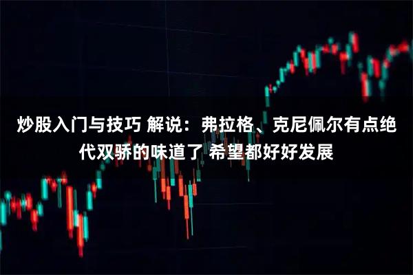 炒股入门与技巧 解说：弗拉格、克尼佩尔有点绝代双骄的味道了 希望都好好发展